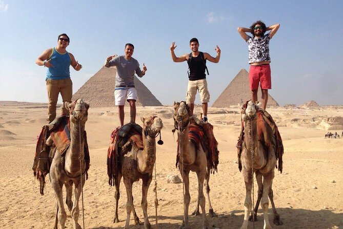 Taxi from the airport to The pyramids of Giza - Optional lunch and camel rides, and how to decide