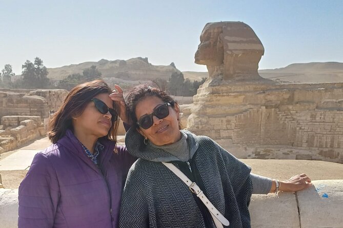 The Great Giza Pyramids and NMEC - Giza Plateau stop: Great Pyramid, Sphinx, and Valley Temple