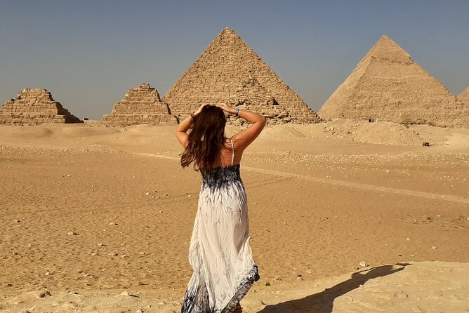 Top Private All Inc-Pyramids,Camel,Quad Bike,Inside Pyramid&Lunch - Great Pyramid of Khufu: the first wow moment, plus camel time