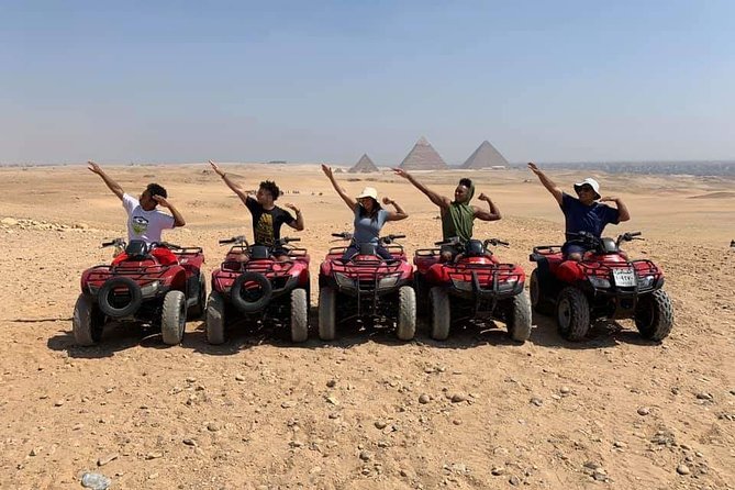 Top rated ATV quad bike at the Desert of Giza Pyramids - Guides, private time, and why the guide matters on ATVs