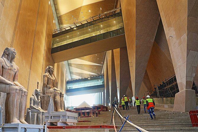 Unique Tour to The Grand Egyptian Museum and 12 main galleries - The Ten Statues of Senusret I, plus Ptolemaic king and queen figures