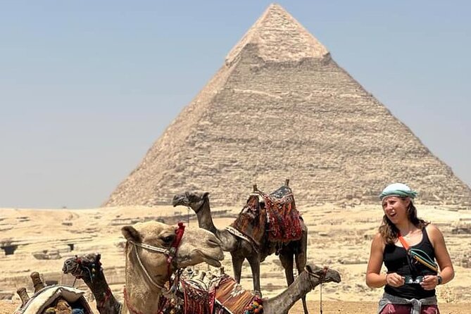 VIP Giza Pyramids, Sphinx, Lunch,Camel Ride & inside 3rd pyramid - VIP pacing around the Giza Plateau, without the usual stress
