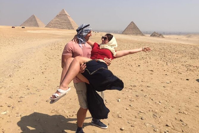VIP Giza Pyramids, Sphinx, Lunch,Camel Ride & inside 3rd pyramid - The Great Sphinx and Valley Temple: why this stop sticks