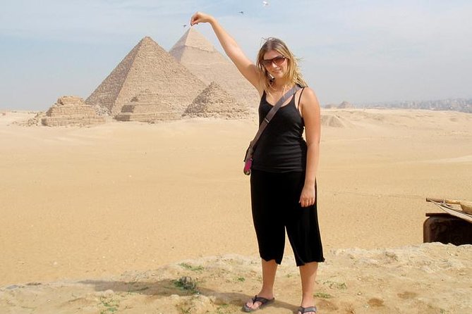 VIP Private Tour Giza Pyramids Sphinx ,Camel,Inside Pyramid - Pyramids at Giza: three sights, stories, and real photo time