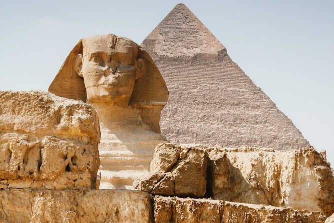 VIP tour Giza Pyramids, Camel Ride, sphinx & felucca Boat - Valley Temple, Then Lunch: A Smart Reset Before the Second Half