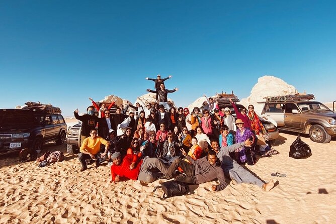 White & Black Desert tour 2 Days 1 night camping from Cairo. - Crystal Mountain: the quick viewpoint that helps orient the desert